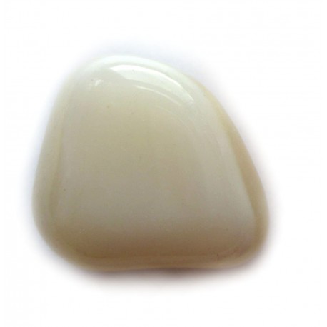 Trommelstein Achat weiß 100 g