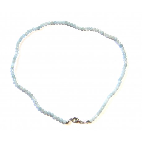 Kugel-Kette Aquamarin 4/45