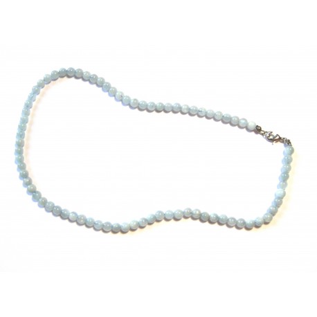 Kugel-Kette Aquamarin 6/45