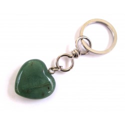 Schlüsselanhänger Herz Grünquarz