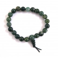 Kraft-Armband Moosachat grün (Chalcedon)