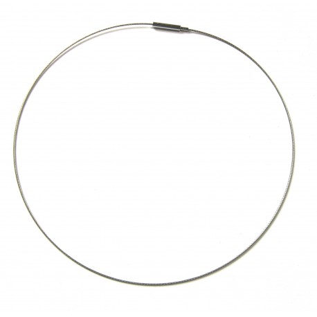 Stahlreif stahl 2 mm 45 cm eine dicke Kordel Dreh-Verschluß