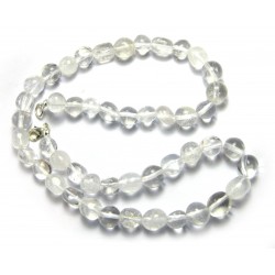 Nugget-Kette Bergkristall B 45 cm