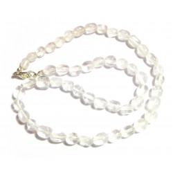 Nugget-Kette Bergkristall A 47-48 cm