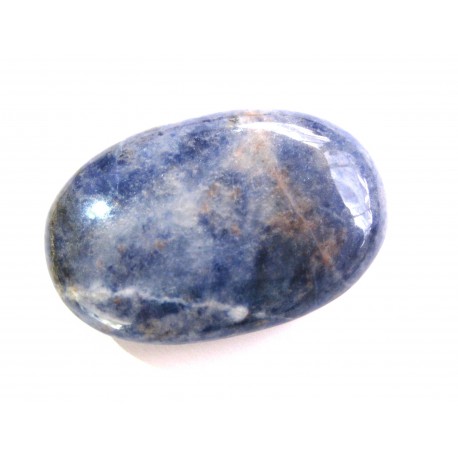 Linsenstein Sodalith 3 x 4,5 cm