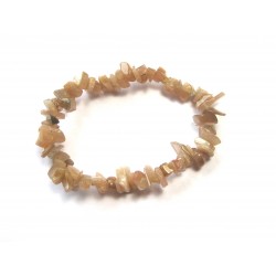 Splitter-Armband Mondstein apricot