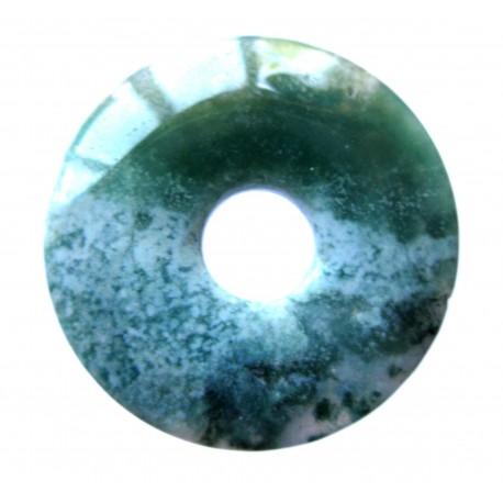 Donut Moosachat grün (Chalcedon) 40 mm