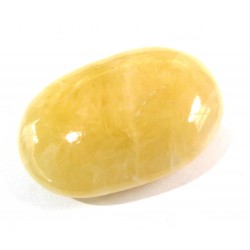 Linsenstein Calcit orange 3 x 4,5 cm