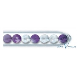 Vitalstick Kristall-Klar-Mischung (Amethyst, Bergkristall) EINZELSTÜCK