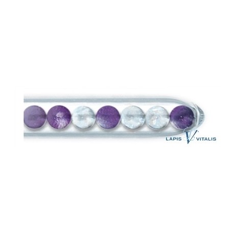 Vitalstick Kristall-Klar-Mischung (Amethyst, Bergkristall) EINZELSTÜCK