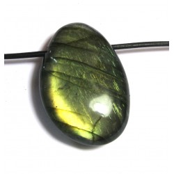 Trommelstein gebohrt Labradorit AA