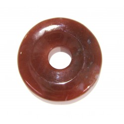 Donut Chalcedon rotbraun 40 mm