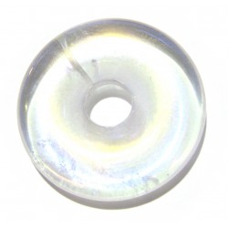 Donut Angel Aura (Bergkristall bedampft) 40 mm