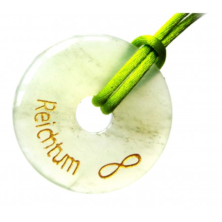 Wunscherfüllungs-Donut Reichtum Serpentin 40 mm