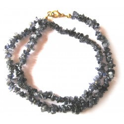 Splitter-Kette Cordierit Iolith 45 cm