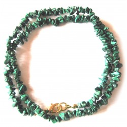 Splitter-Kette Malachit 45 cm