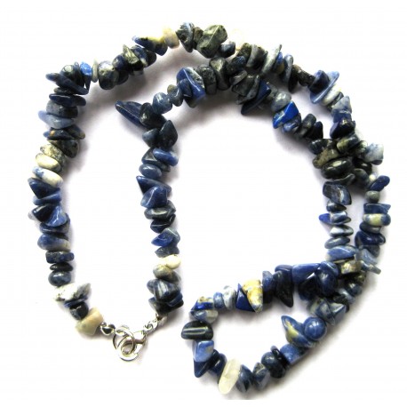 Splitter-Kette Sodalith 45 cm