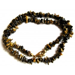 Splitter-Kette Tigerauge 45 cm