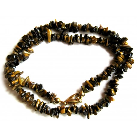 Splitter-Kette Tigerauge 45 cm