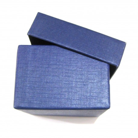 Schmuckschachtel 2,5 x 2,5 cm blau VE 48 Stück