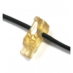 Goldtopas Kristallstück gebohrt 0,8-1,5 cm