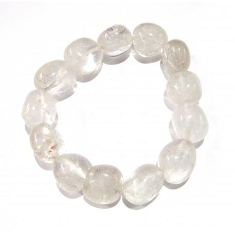 Nugget-Armband große Steine Bergkristall 16 - 20 mm