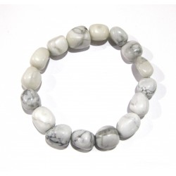 Nugget-Armband kleine Steine Magnesit 10 - 12 mm