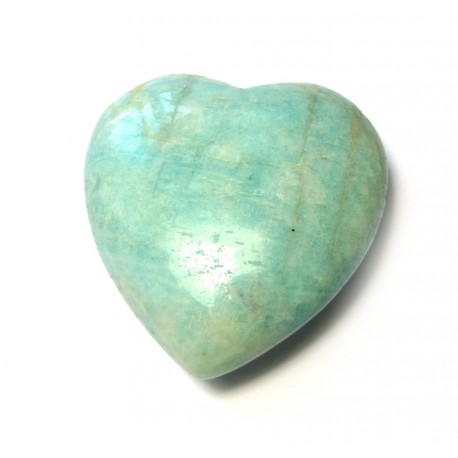 Herz Amazonit dunkler 38 mm