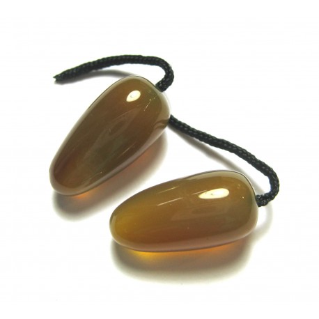 Ohr-Oliven Carneol (erhitzt)