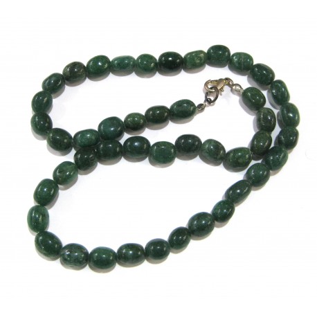 Nugget-Kette Aventurinquarz grün A 47-48 cm