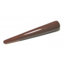 Massagegriffel Jaspis rot ca. 10 cm