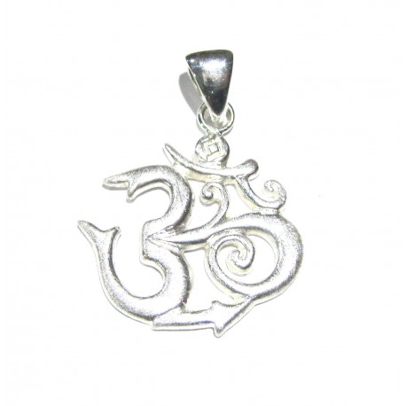 Anhänger Om 2,5 cm 925er Silber