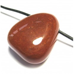 Tropfen gebohrt Quarz orange M