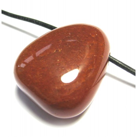 Tropfen gebohrt Quarz orange M