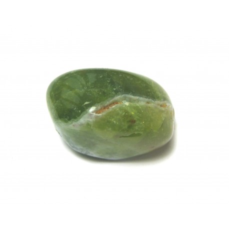 Trommelstein Opal grün teiltransparent 1 Stück