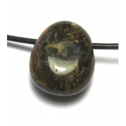 Tropfen gebohrt Pietersit-Quarz M