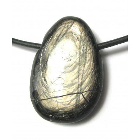 Tropfen gebohrt Hypersthen (Ferro-Enstatit) L