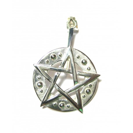 Donuthalter Pentagramm Silber für 30 und 40 mm Donuts