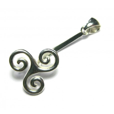 Donuthalter Triskelion Silber