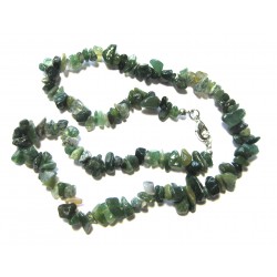 Splitter-Kette Moosachat (Chalcedon) 45 cm