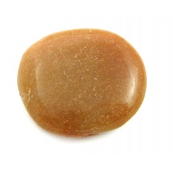 Scheibenstein Quarz orange 1 Stück