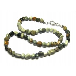 Nugget-Kette Marmor Picasso matt 45 cm