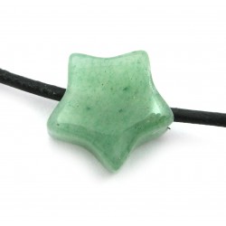 Stern gebohrt Grünquarz 15 mm