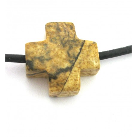 Kreuz gebohrt Marmor Landschafts- 15 mm