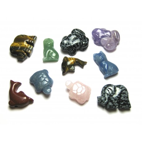 Tiere gebohrt Mischung 2,5 - 3 cm VE 50 Stück