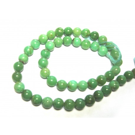 Strang Kugeln Chrysopras A  8 mm