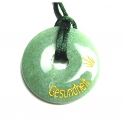 Wunscherfüllungs-Donut Gesundheit Grünquarz 40 mm