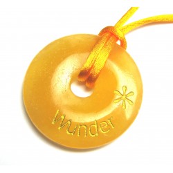 Wunscherfüllungs-Donut Wunder Orangencalcit 40 mm