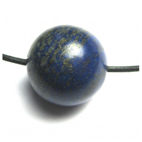 Kugel Lapislazuli gebohrt 20 mm