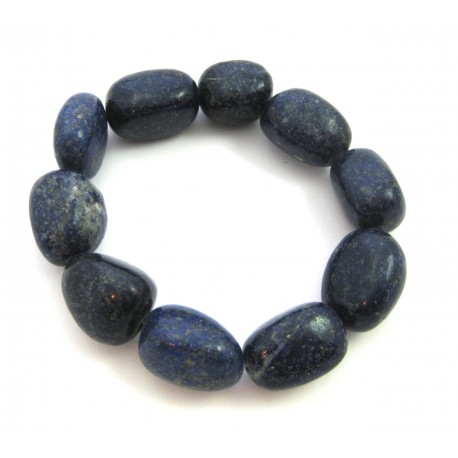 Nugget-Armband große Steine Lapislazuli 16 - 20 mm